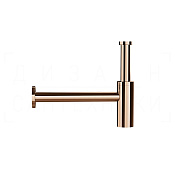 Gessi Сифон для раковины бутылочный G 1 1/4, цвет: copper PVD 01430#030