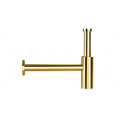 Gessi Сифон для раковины бутылочный G 1 1/4, цвет: gold PVD 01430#246