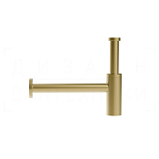 Gessi Сифон для раковины бутылочный G 1 1/4, цвет: brushed brass PVD 01430#727