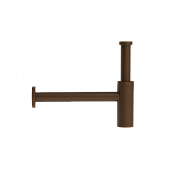 Gessi Сифон для раковины бутылочный G 1 1/4, цвет: dark bronze 01430#845
