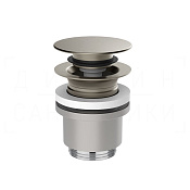 Gessi Донный клапан без перелива “Stop&Go”, цвет: steel brushed 01431#239