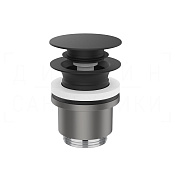 Gessi Донный клапан без перелива “Stop&Go”, цвет: matte black 01431#299