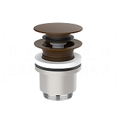 Gessi Донный клапан без перелива “Stop&Go”, цвет: dark bronze 01431#845