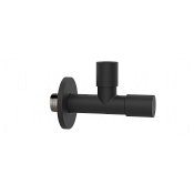 Gessi Запорный кран-фильтр под раковину с подводом воды на 1/2, вывод 3/8, цвет: matte black 01432#299