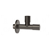 Gessi Запорный кран-фильтр под раковину с подводом на 1/2, вывод 3/8, цвет: black metal brushed PVD 01432#707