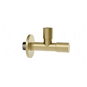 Gessi Запорный кран-фильтр под раковину с подводом воды на 1/2, вывод 3/8, цвет: brushed brass PVD 01432#727