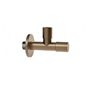 Gessi Запорный кран-фильтр под раковину с подводом воды на 1/2, вывод 3/8, цвет: coffee bronze PVD 01432#761