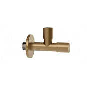 Gessi Запорный кран-фильтр под раковину с подводом на 1/2, вывод 3/8, цвет: deep bronze brushed PVD 01432#791