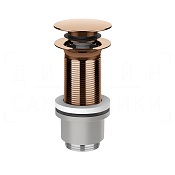 Gessi Донный клапан без перелива “Stop&Go”, цвет: copper PVD 01433#030