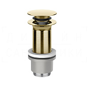 Gessi Донный клапан без перелива “Stop&Go”, цвет: brass PVD 01433#710