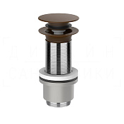 Gessi Донный клапан без перелива “Stop&Go”, цвет: dark bronze 01433#845
