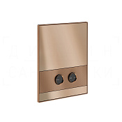 Gessi Perle Diamantato Кнопка смыва для инстал. Geberit, 2 режима, латунь, цвет: copper brushed PVD 56615#708
