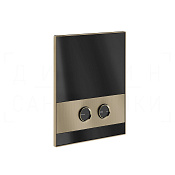 Gessi Perle Diamantato Кнопка смыва для инстал. Viega, 2 режима, латунь, цвет: finox brushed nickel 56621#149