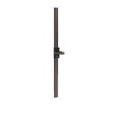 Gessi Sensazioni Душевая штанга 84 см, с держателем для лейки, цвет: black metal brushed PVD 57144#707
