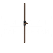 Gessi Sensazioni Душевая штанга 84 см, с держателем для лейки, цвет: dark bronze 57144#845