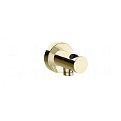 Gessi Sensazioni Шланговое подключение с держателем для душа, цвет: brass PVD 57161#710