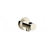 Gessi Sensazioni Шланговое подключение с держателем для душа, цвет: nickel PVD 57161#720