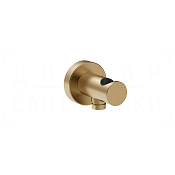 Gessi Sensazioni Шланговое подключение с держателем для душа, цвет: warm bronze brushed PVD 57161#726