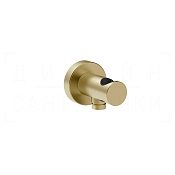 Gessi Sensazioni Шланговое подключение с держателем для душа, цвет: brushed brass PVD 57161#727