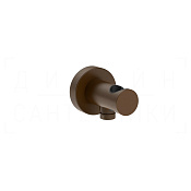 Gessi Sensazioni Шланговое подключение с держателем для душа, цвет: dark bronze 57161#845