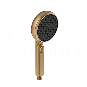 Gessi Sensazioni Ручной душ с 2 видами струи и переключателем, цвет: warm bronze brushed PVD 57176#726