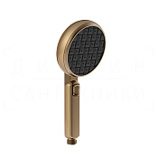 Gessi Sensazioni Ручной душ с 2 видами струи и переключателем, цвет: coffee bronze brushed PVD 57176#761