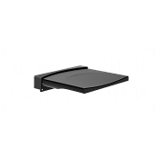 Gessi Perle Сиденье для душа, с креплениями к стене, 38x35,8 см, цвет: matte black 57590#299