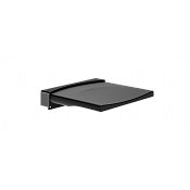 Gessi Perle Сиденье для душа, с креплениями к стене, 38x35,8 см, цвет: black metal PVD 57590#706