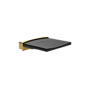 Gessi Perle Сиденье для душа, с креплениями к стене, 38x35,8 см, цвет: gold brushed 57590#716