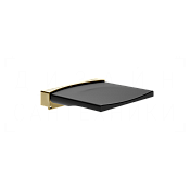 Gessi Perle Сиденье для душа, с креплениями к стене, 38x35,8 см, цвет: brushed brass PVD 57590#727