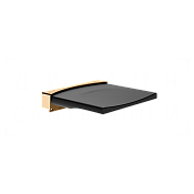 Gessi Perle Сиденье для душа, с креплениями к стене, 38x35,8 см, цвет: warm bronze PVD 57590#735