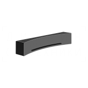 Gessi Perle Излив настенный для ванны, каскадный, цвет: black metal PVD 57595#706