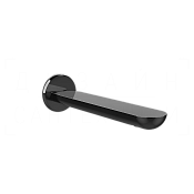 Gessi Perle Излив настенный для раковины 19,4 см, цвет: black metal PVD 74031#706