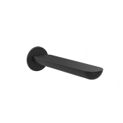 Gessi Perle Излив настенный для ванны 19,4 см, цвет: matte black 74041#299