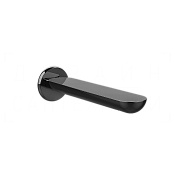 Gessi Perle Излив настенный для ванны 19,4 см, цвет: black metal PVD 74041#706