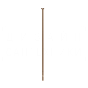 Gessi Perle Излив потолочный для раковины 160 см, цвет: copper brushed PVD 74099#708