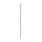 Gessi Perle Излив потолочный для раковины 160 см, цвет: nickel PVD 74099#720
