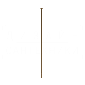 Gessi Perle Излив потолочный для раковины 160 см, цвет: warm bronze brushed PVD 74099#726