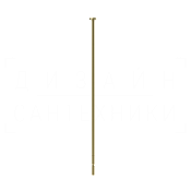Gessi Perle Излив потолочный для раковины 160 см, цвет: brushed brass PVD 74099#727