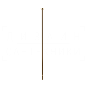 Gessi Perle Излив потолочный для раковины 160 см, цвет: warm bronze PVD 74099#735