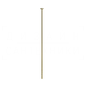 Gessi Perle Излив потолочный для раковины, высота под заказ, цвет: brass PVD 74199#710