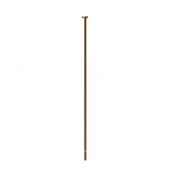 Gessi Perle Излив потолочный для раковины, высота под заказ, цвет: deep bronze brushed PVD 74199#791