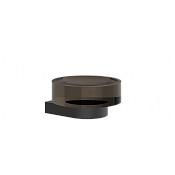 Gessi Perle Мыльница с стеклянной чашей, подвесная, цвет: matte black 74812#299