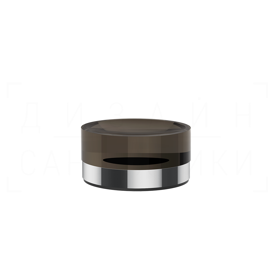 Gessi Perle Мыльница с стеклянной чашей, настольная, цвет: chrome 74826#031