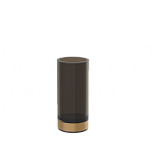 Gessi Perle Стакан настольный, стеклянный, цвет: warm bronze brushed PVD 74833#726