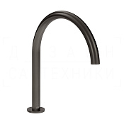 Gessi Ludovica Излив высокий отдельностоящий для раковины 17,4 см, цвет: black metal brushed PVD 76025#707