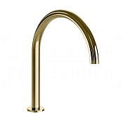 Gessi Ludovica Излив высокий отдельностоящий для раковины 17,4 см, цвет: brass PVD 76025#710