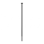 Gessi Ludovica Излив потолочный для раковины 160 см, цвет: black metal PVD 76099#706