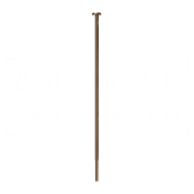 Gessi Ludovica Излив потолочный для раковины 160 см, цвет: coffee bronze brushed PVD 76099#761