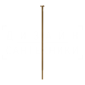 Gessi Ludovica Излив потолочный для раковины 160 см, цвет: deep bronze brushed PVD 76099#791